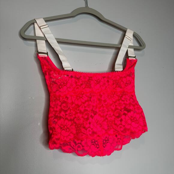 We Are HAH Free People Bust a Move Corset Bustier Top Pink NWT Size Small - Picture 4 of 8